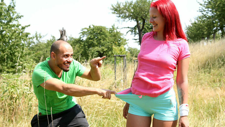 Teen Gets Fucked in Public Place