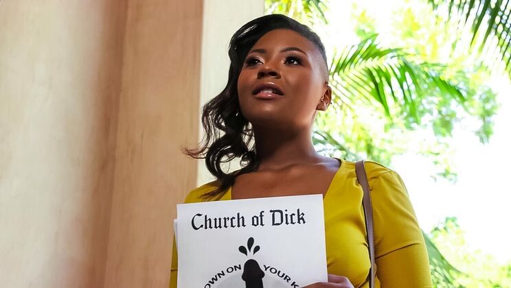 Black Stud Fucks a Brunette Hard