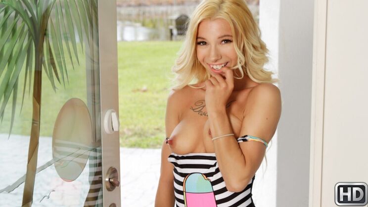 Kenzie Reeves' Cum Swallowing Session