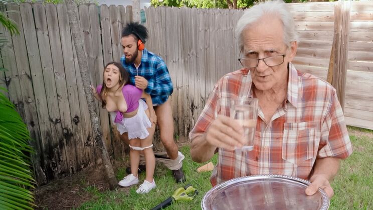 Big Cock in Petite Teen's Mouth