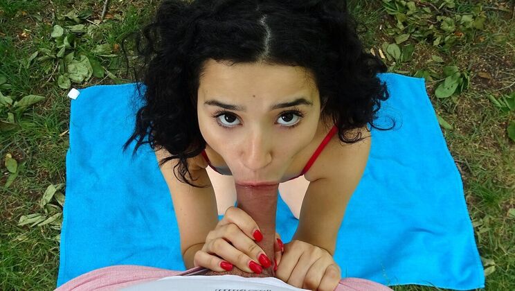 POV Doggystyle with Public Pussy