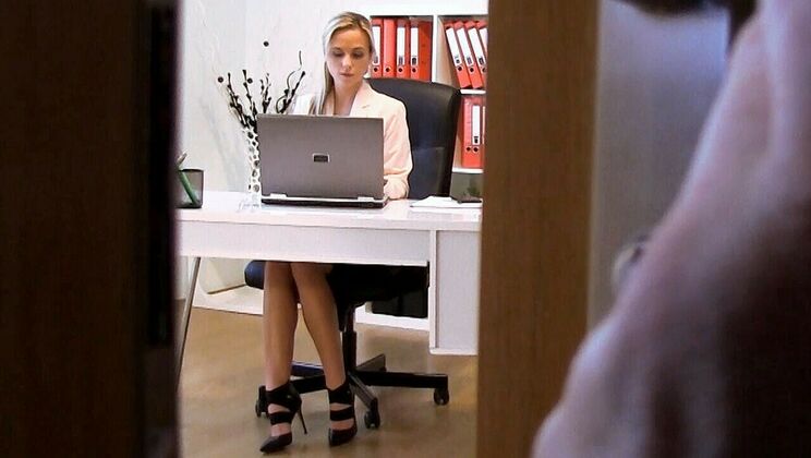 Czech Girl Blonde Office Fuck