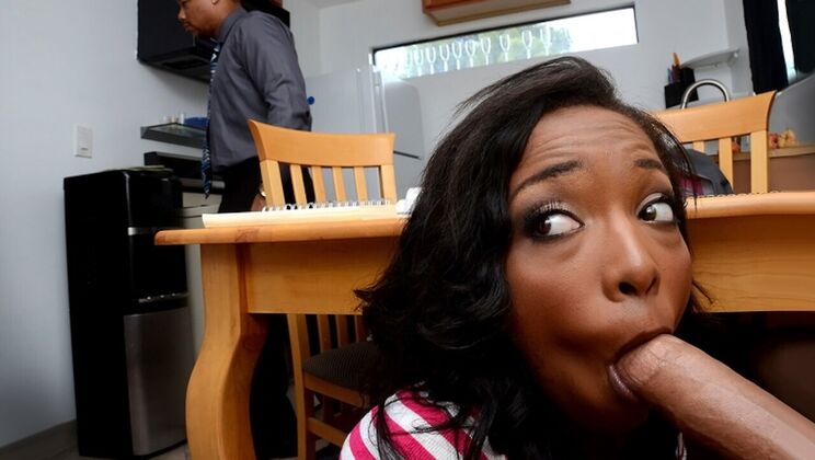 Masturbation and Cumshot Under Table