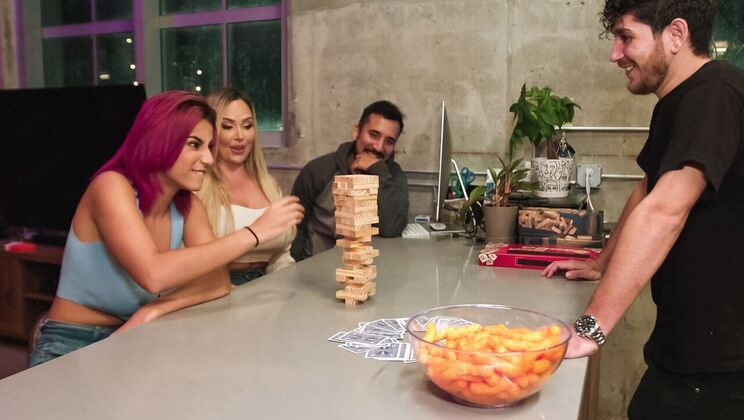 Lesbian Spanking and Pussy Licking in the Bathroom