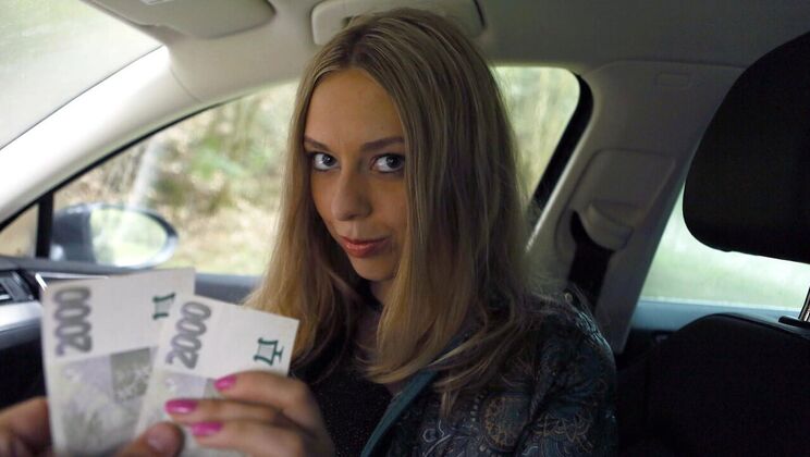 Cum on Bald Pussy of Russian Girl