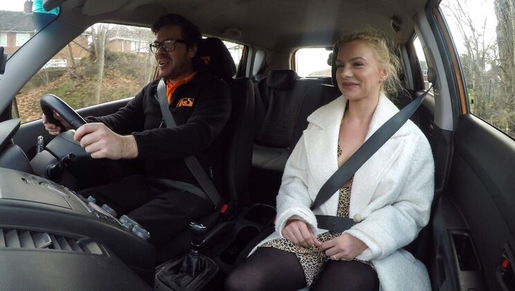 Driving School Seduction with a Polish Blonde