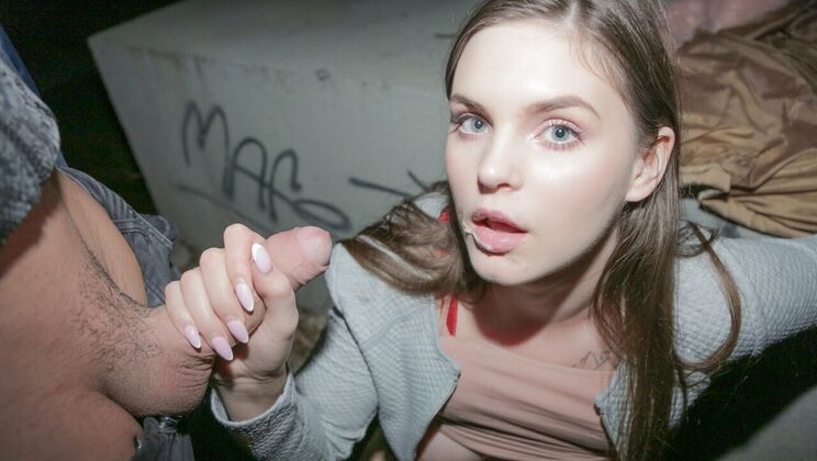 Student with Big Natural Tits and Tattoo