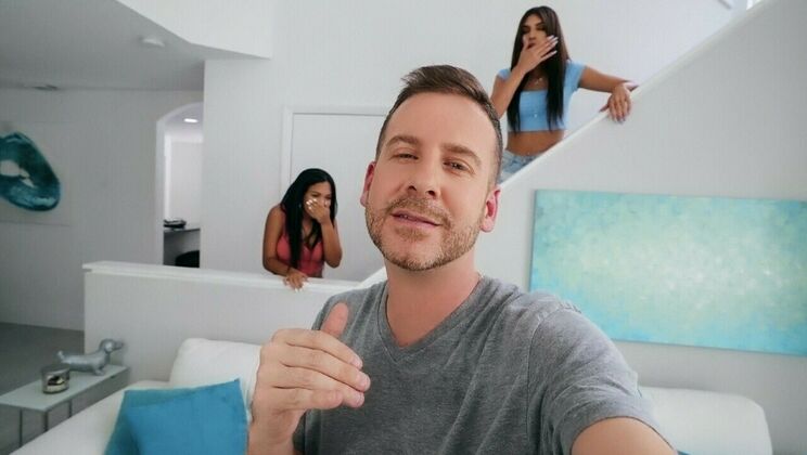 Girlfriend Watches BF Get Fucked