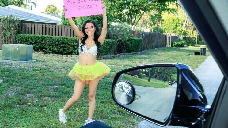 Freaky Sex with Ebony Babe Outdoors