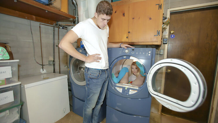 Petite and Happy in the Spin