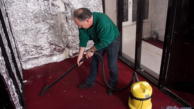 Fucking a Redhead Housekeeper Doggystyle