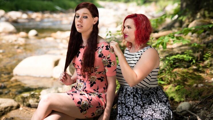 Mz Berlin and Chelsea Poe in TS Rough Sex