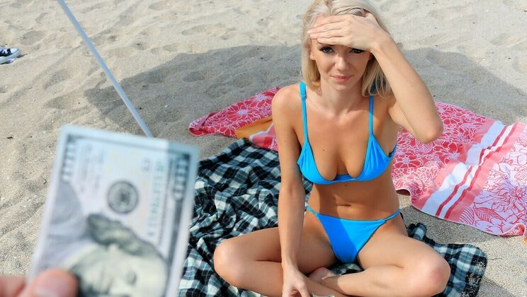 Sexy Blonde's Public Sex Debut