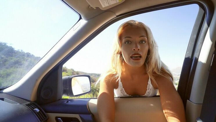 Mylene Monroe Teen Doggystyle on Pacific Trail