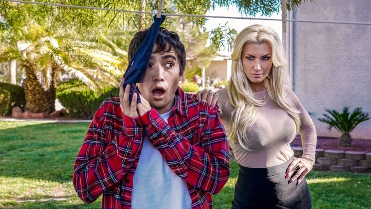 Blonde Brittany Gets Facial