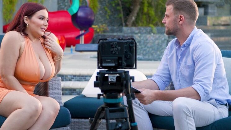 Busty Natasha Nice Gets a Deepthroat and Cum on Her Tits