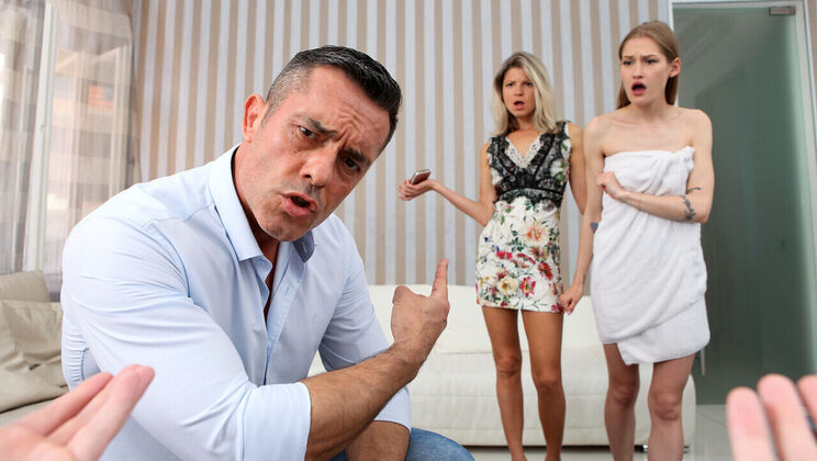 Long Hair Blondes In Family Swap With Cowgirl Action