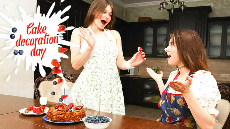 European Babes Jane White and Janyk Brones Lesbian Fun