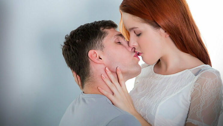 Redhead Couple's Close Up Sex