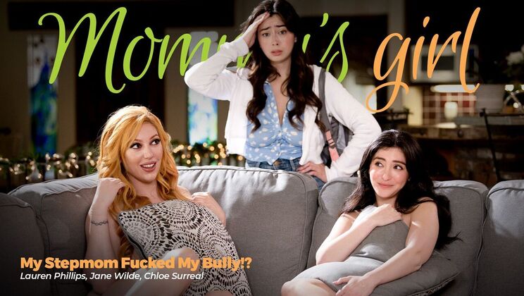 Stepmom Lauren Phillips Joins Bully to Fuck Stepdaughter