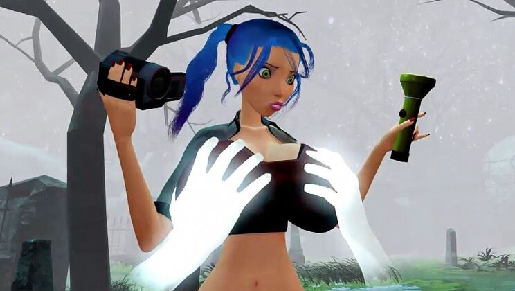 Big Titted Ghost Humper Gets Fucked