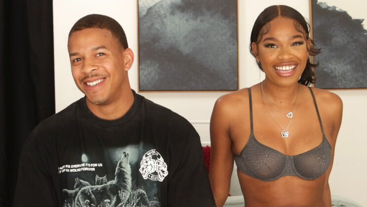 Short Hair Ebony Brianna Moore Interviews Buster Lakes