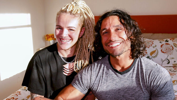 First-Time Sex with Hairy Blonde Leo & Brunette Charlie