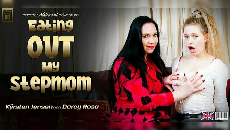 Lesbian Teen Darcy Rosa Sucks Stepmom Kjirsten Jensen's Wet Pussy