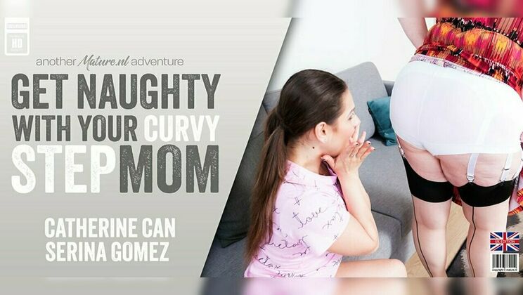 Blonde and Brunette Lesbian Love - Serina Gomez and Catherine Can