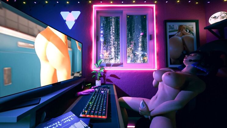 Hot Redhead Girl Masturbates with Sex Toys