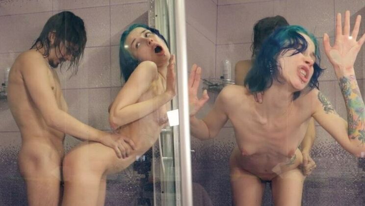 Russian Teenager Laruna Mave's Hardcore Shower Fun