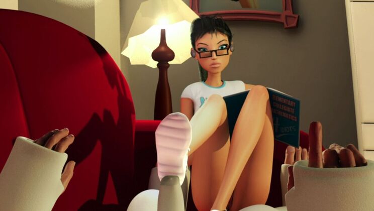 Brunette's Counting Leads to Masturbation