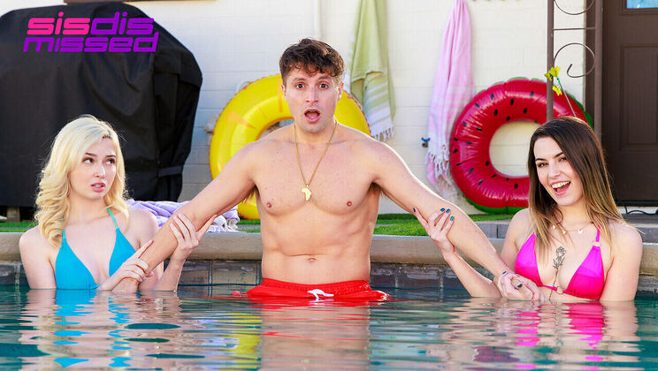 Slutty Stepsisters Take it Deep and Hard