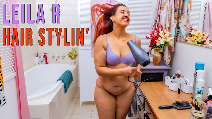 Aussie Leila R Gets Naughty