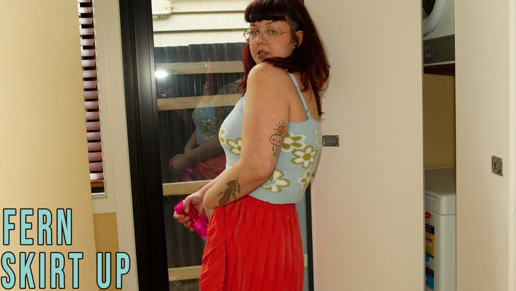 Fern's Skirt Up Big Tits