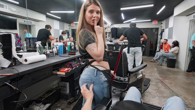 Parker and Lucky Fuck at the Barbershop