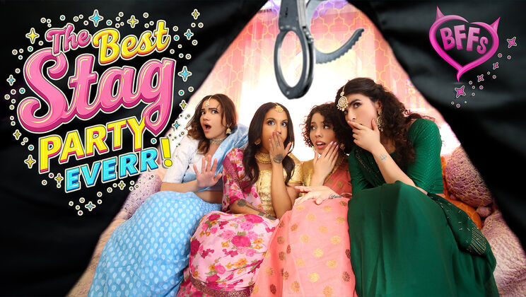 Petite Pornstars Get Wild at Foursome Sex Party