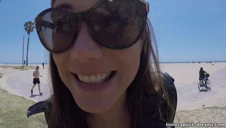 Natural Tits Babe Rides Cock & Gets Cum - USA Trip Part 3