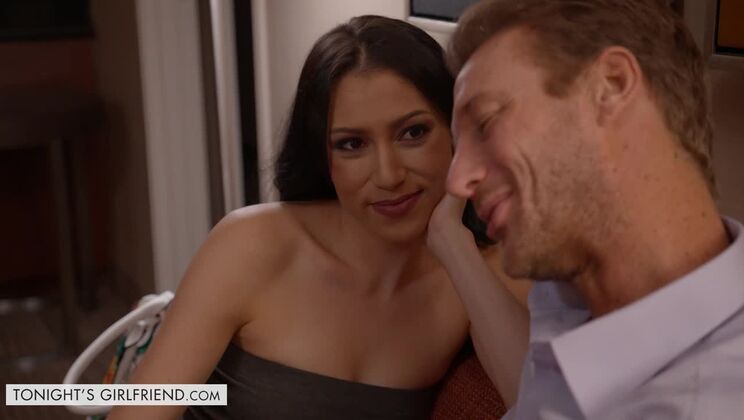 Stockings slut Judy Jolie takes it all in hotel