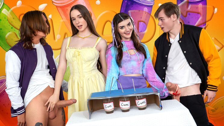 Taboo Foursome – Hazel Moore Fucked Hard by Two Guys