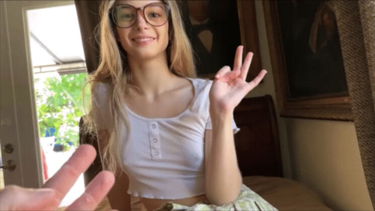 18 Yr Old Molly Little - Petite Stepsister POV Sex