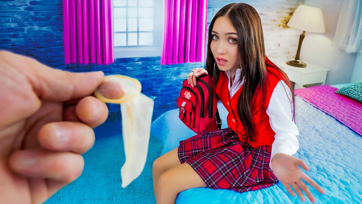 Mia's First Creampie - Stepdad Fills Her Tight Pussy