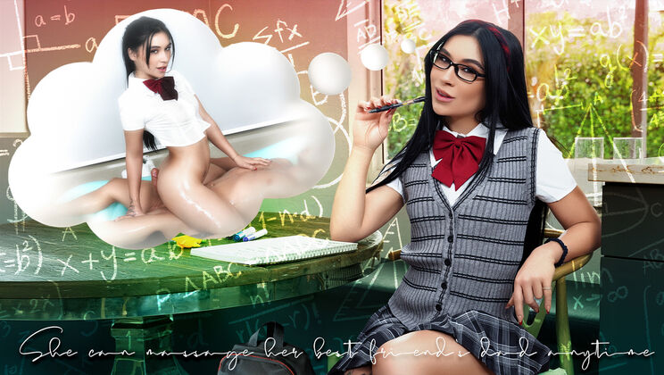 Petite Skinny Girl Takes It All In