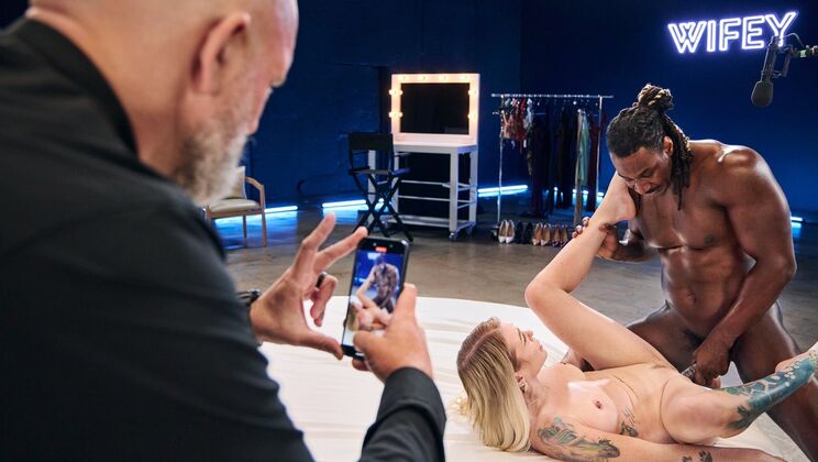 Blonde Saint LaRose Doggystyle and Facial with BBC