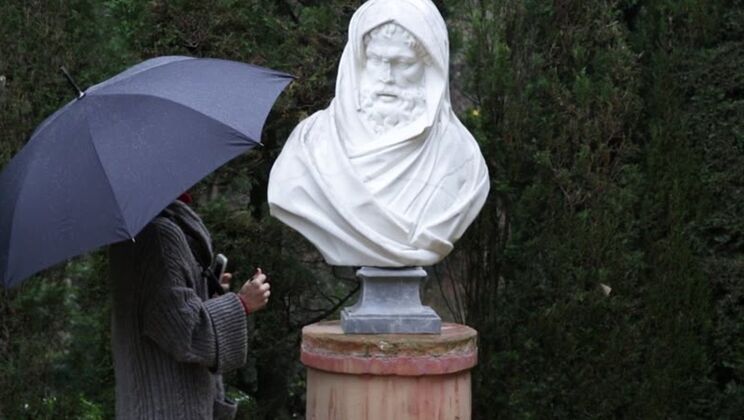 Julia Roca Natural Tits and Hairy Pussy Action