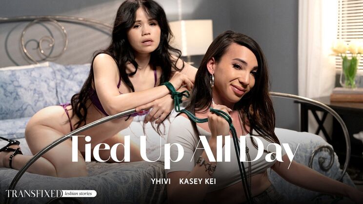 All-Day Bondage Fun with Yhivi and Kasey Kei