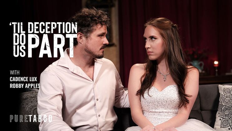 Stepsister Brunette Gives Blowjob and Takes Cum on Pussy