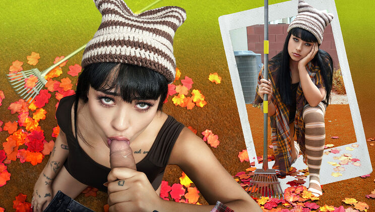 Braless Babysitter Beca Takes Facial From Mr. Boss