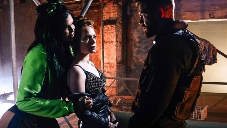 European Beauties in Sexy Space Encounter