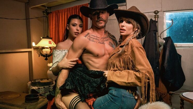 Cum on Ass & Facial Finish for Blonde and Brunette Sluts